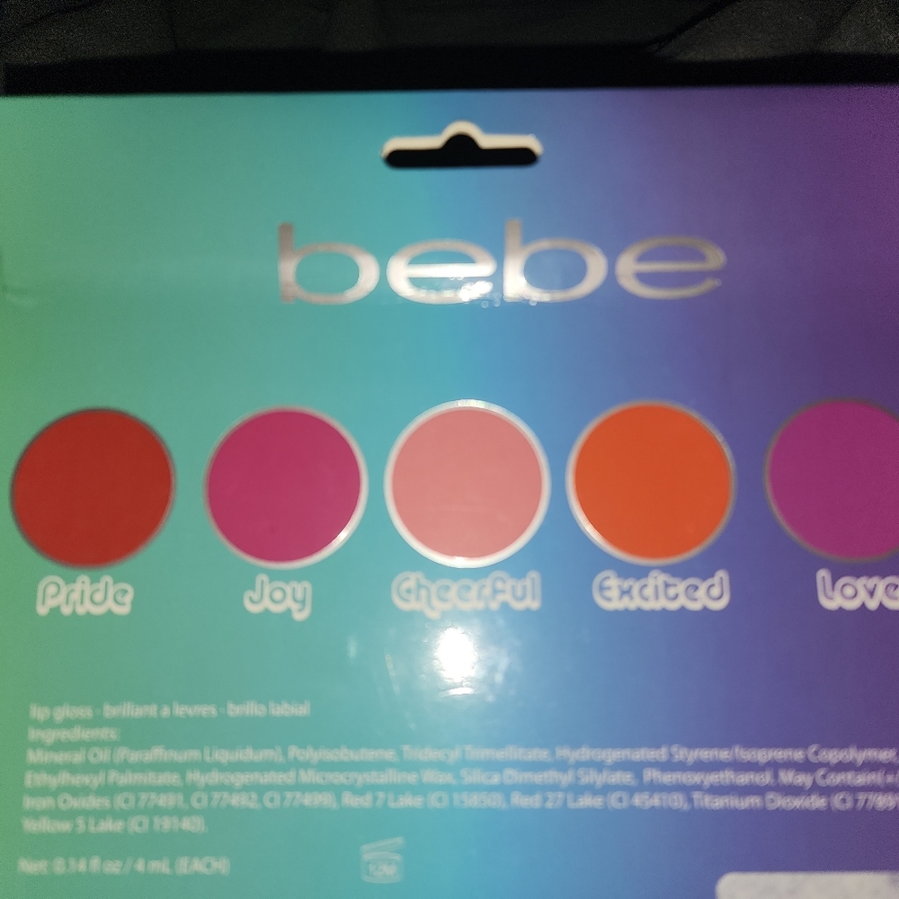 Bebe New Pride Lip Set ,5 Lip colors included - Picture 4 of 4